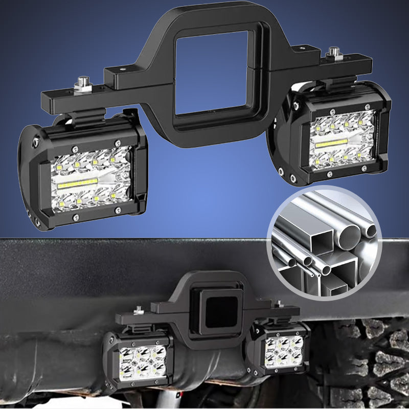 Tow Hitch-Mounted Reverse Light Bracket