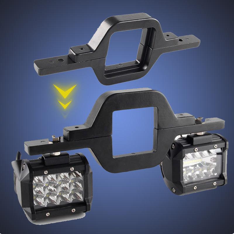 Tow Hitch-Mounted Reverse Light Bracket