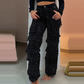 ⏳Time-limited Special⏰Women's Rhinestone Wide-Leg Pants with Pockets
