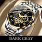 🎄Christmas Sale 70% OFF🔥Men's Waterproof Roman Skeleton Automatic Mechanical Watch
