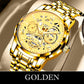 🎄Christmas Sale 70% OFF🔥Men's Waterproof Roman Skeleton Automatic Mechanical Watch