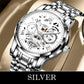 🎄Christmas Sale 70% OFF🔥Men's Waterproof Roman Skeleton Automatic Mechanical Watch