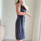 Women's Casual Tie Waist Loose Fit Dress