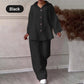Fashion Botton-Down Shirt & Pants 2-Piece Set