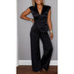 💋Women's Elegant V-Neck Top & Pants Set