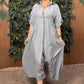 Stylish Shirt-style Minimalist Long Dress