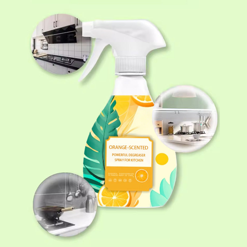 Orange-Scented Powerful Degreaser Spray for Kitchen