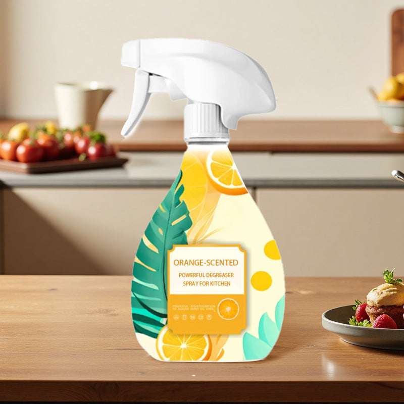Orange-Scented Powerful Degreaser Spray for Kitchen