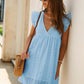 Casual Hollow Out Mini Dress for Women