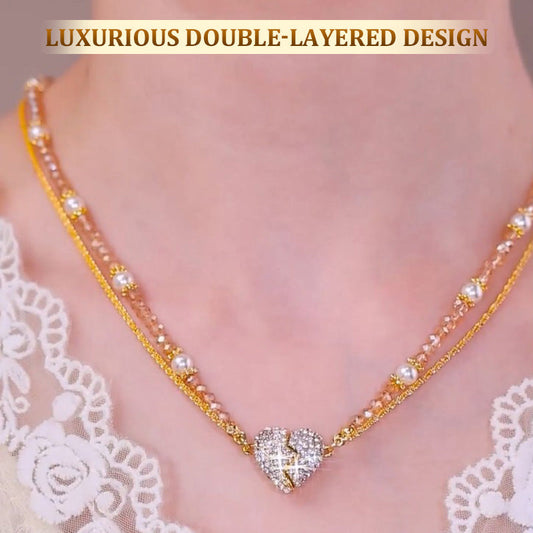 ⏳Time-limited Special⏰Magnetic Split Heart Matching Pendant Necklaces💖