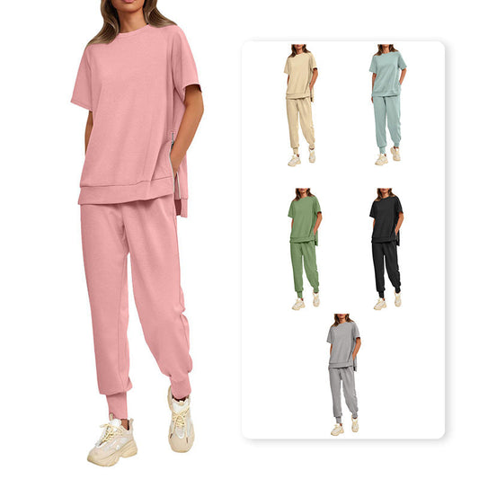 🌸New Arrival 50%OFF💖 Women’s Casual Loose Fit Two-Piece T-Shirt & Pants Tracksuit Set