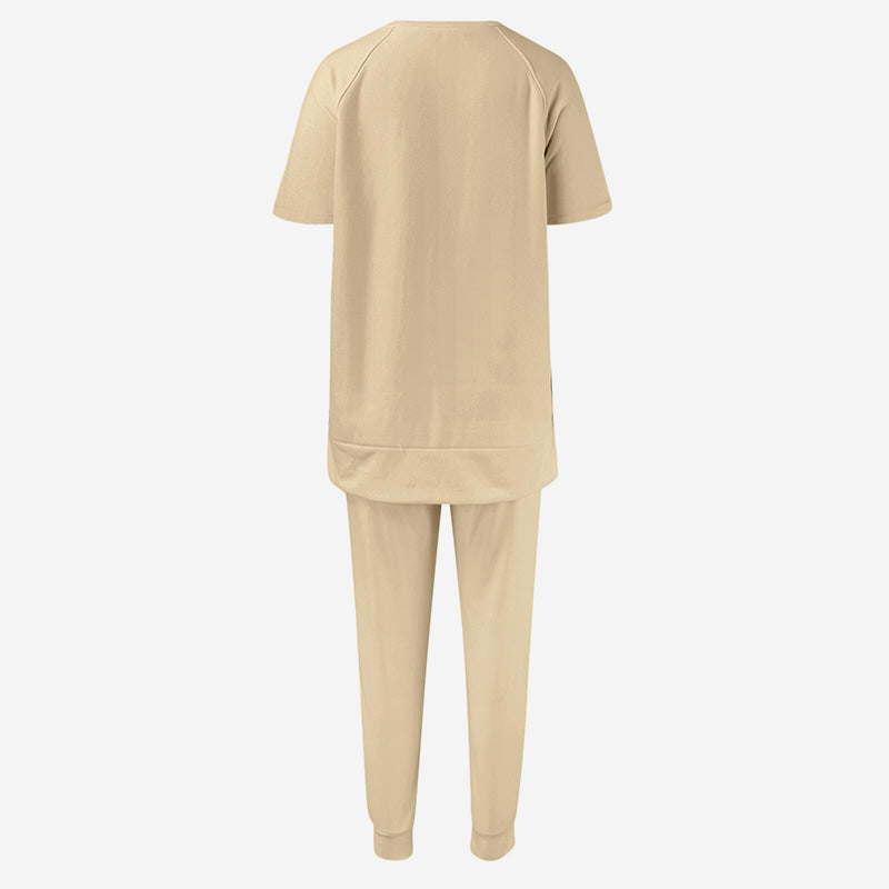 🌸New Arrival 50%OFF💖 Women’s Casual Loose Fit Two-Piece T-Shirt & Pants Tracksuit Set