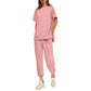 🌸New Arrival 50%OFF💖 Women’s Casual Loose Fit Two-Piece T-Shirt & Pants Tracksuit Set