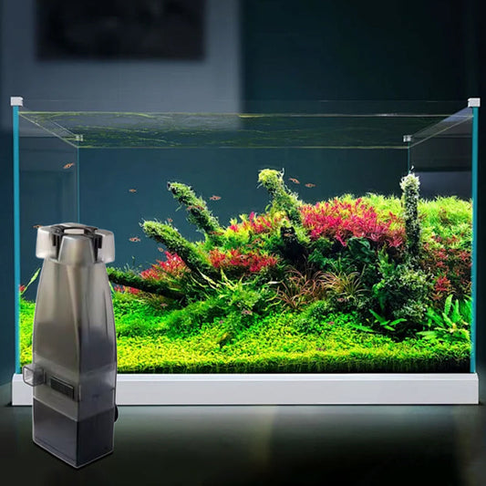 🐟Aquarium surface skimmer：✨no more oil film/biofilm/protein