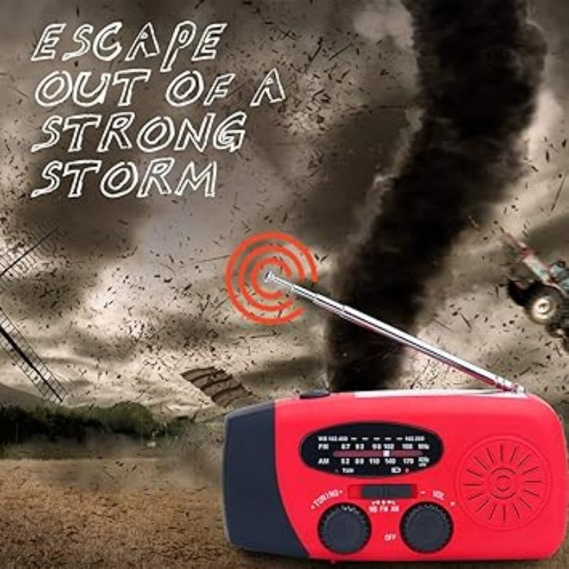 🔥2026 New Arrivals: 50% Off for Limited Time!🔥 Multifunctional Portable Solar Emergency Radio