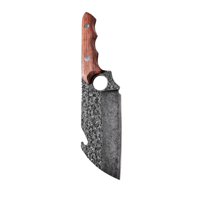 Multi-Purpose Portable Ring-Handle Thick & Sharp Kitchen Knife