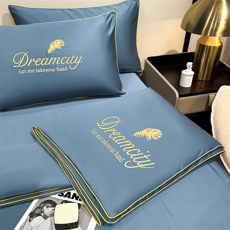 ✨Newly upgraded 2026👑Washable and cool four-piece bedding set🌸