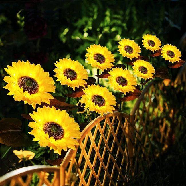 🌻 50% OFF NOW! ☀️ Sunflower Solar Lights – Waterproof Garden Decor & Forever Glow 💡