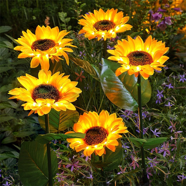 🌻 50% OFF NOW! ☀️ Sunflower Solar Lights – Waterproof Garden Decor & Forever Glow 💡