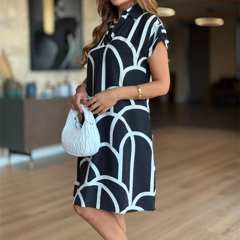 Women's Charming Loose Print Dresses