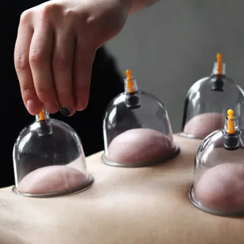 Thickened Vacuum Cupping Set with Suction Pump