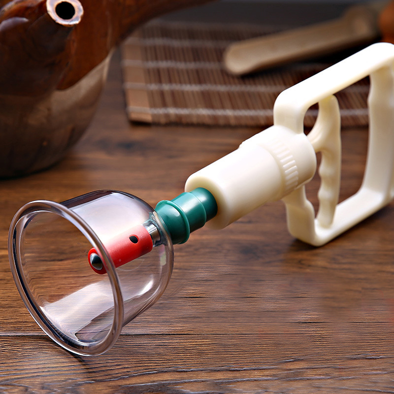 Thickened Vacuum Cupping Set with Suction Pump