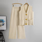 Women's Elegant V-Neck Top and Comfortable Pants Set