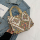 Vintage Fashion Tote Shoulder Bag for Women