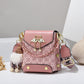 Women's Mini Double-Strap PU Shoulder Bag