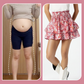 Lightweight Slimming Floral Ruffle Tiered Skirt