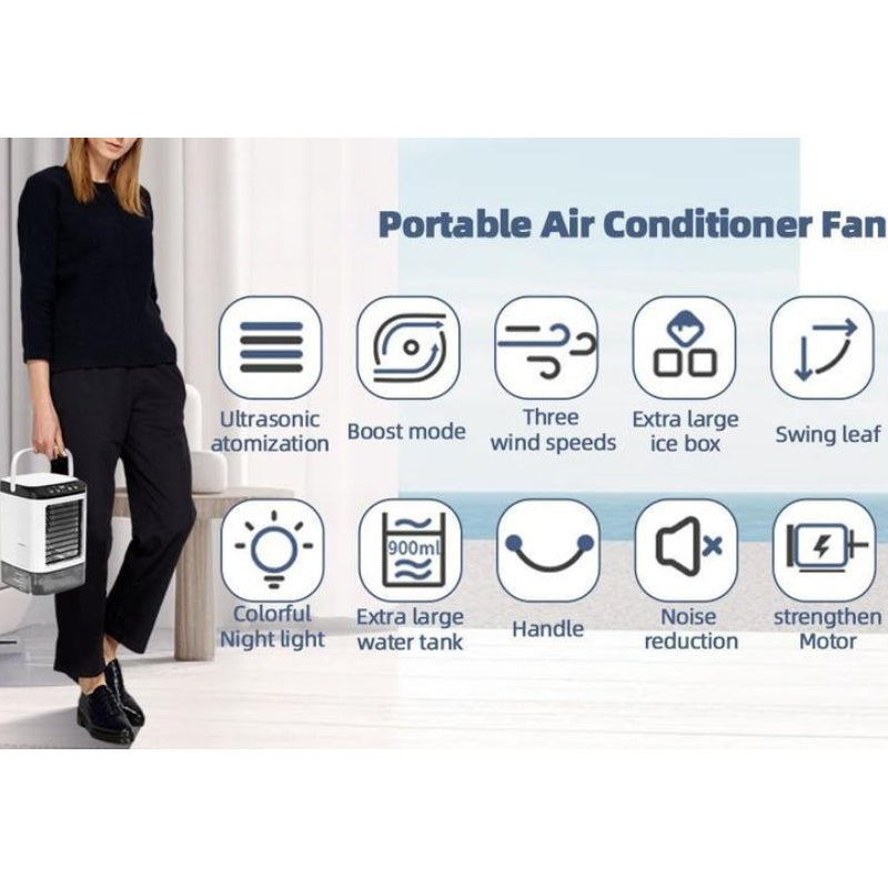 ❄️Portable Mini Silent Ice Mist Air Cooler
