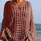 🎉Limited Sale🎉Women’s Casual Solid Color Crochet Knit Top