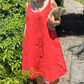 Women’s Casual Round Neckline Sleeveless Dress