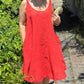 Women’s Casual Round Neckline Sleeveless Dress