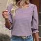 Women's Casual Printed Round Neck Top