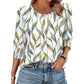 Women's Casual Printed Round Neck Top