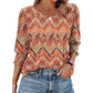 Women's Casual Printed Round Neck Top
