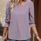 Women's Casual Printed Round Neck Top