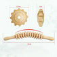 🔥12 Rollers Curved Wooden Massage Stick