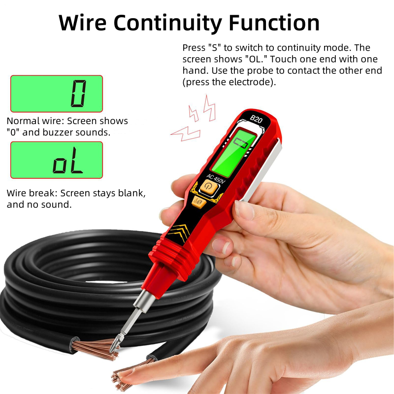 ⌛limited-time 30% off🔥Non-Contact Voltage Tester with LCD Display