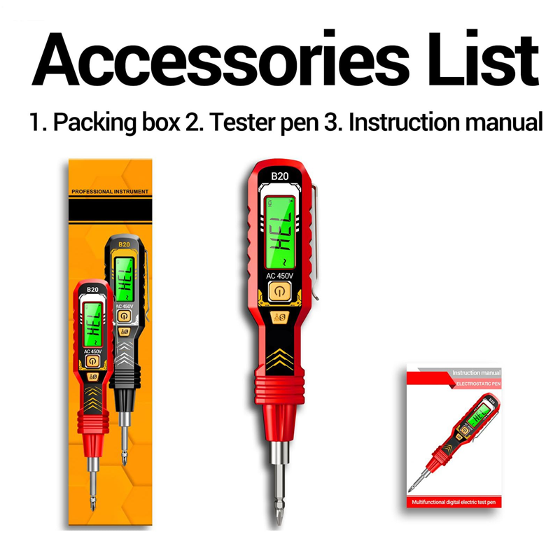 ⌛limited-time 30% off🔥Non-Contact Voltage Tester with LCD Display