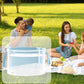 Outdoor Transparent Foldable Wash Tub with Handle