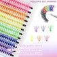 240 PCS Colored Lash Cluster with Glue & Tweezers
