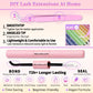 240 PCS Colored Lash Cluster with Glue & Tweezers