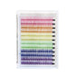 240 PCS Colored Lash Cluster with Glue & Tweezers