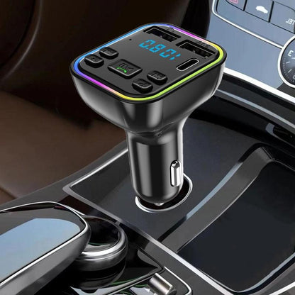 🔥Limited-time offer-Colorful Lights Bluetooth Car MP3 Player