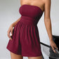Stylish Strapless Bodycon Jumpsuit