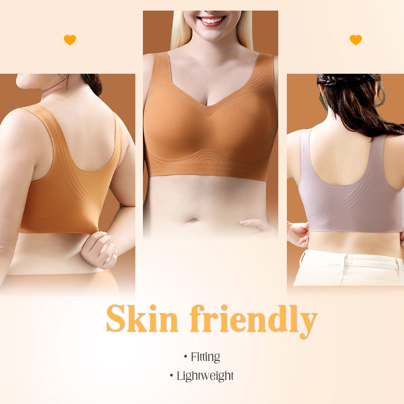 💖Breathable Soft Seamless Tank-Style Bra
