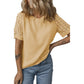 Women's Casual Round Neck Short Sleeve Loose Fit T-Shirt