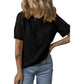Women's Casual Round Neck Short Sleeve Loose Fit T-Shirt